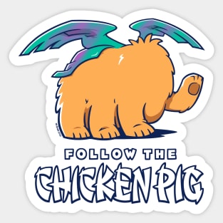 Chicken Pig Sticker